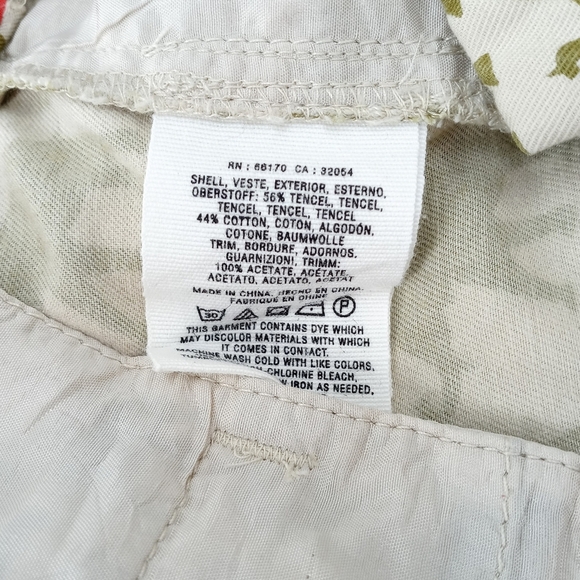 Anthropologie Cartonnier‎ Safari Elephant Print Cuffs Shorts - Picture 9 of 10